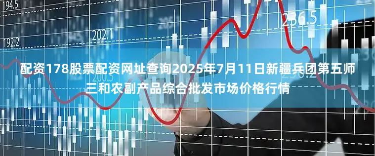 配资178股票配资网址查询2025年7月11日新疆兵团第五师三和农副产品综合批发市场价格行情
